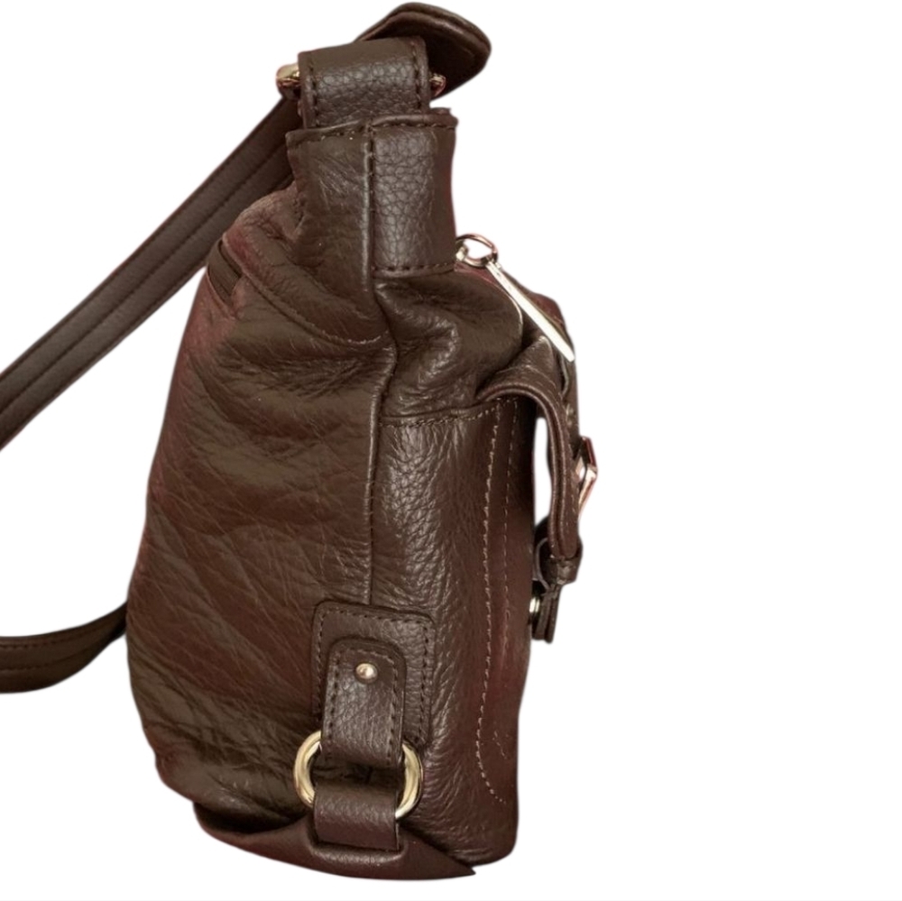 Stone & Co. Leather Shoulder Bag w/Front Pouches - Picture 4 of 10